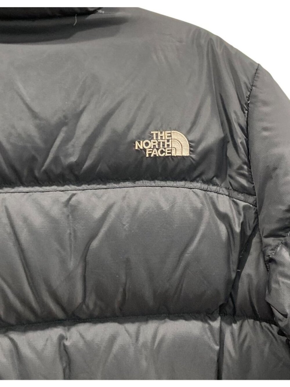 Vtg Y2K The North Face Nuptse Puffer Jacket XL Black Outdoor Streetwear Gorpcore - Picture 11 of 16